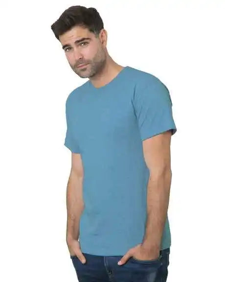 Bayside 2905 Union-made Short Sleeve T-shirt - Carolina Blue