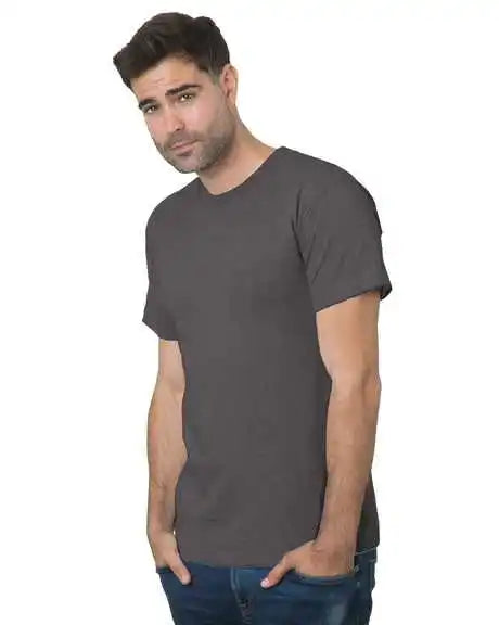 Bayside 2905 Union-made Short Sleeve T-shirt - Charcoal