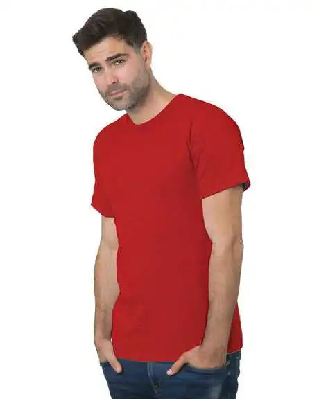 Bayside 2905 Union-made Short Sleeve T-shirt - Red