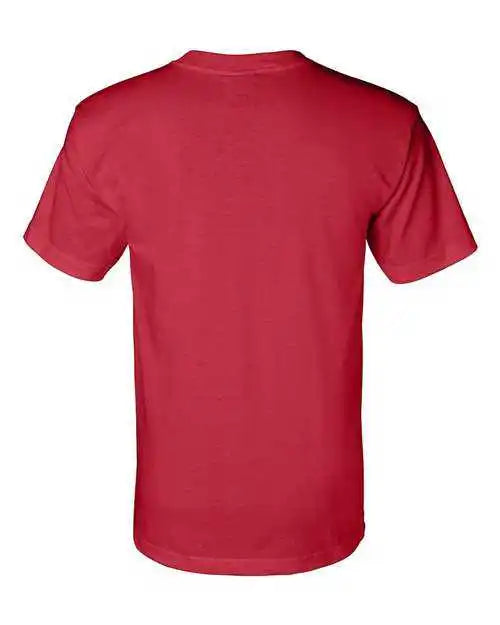 Bayside 2905 Union Made Short Sleeve t Shirt Red