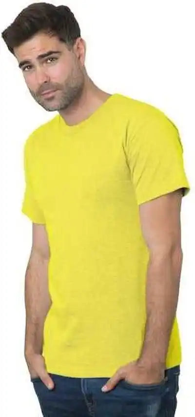 Bayside 2905 Union Made Short Sleeve t Shirt Yellow