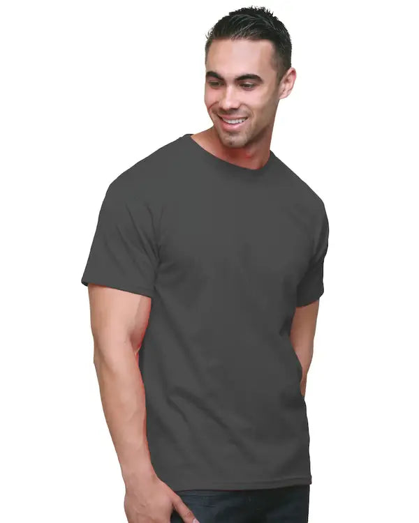 Bayside 2925 Union-made Fine Jersey T-shirt - Charcoal