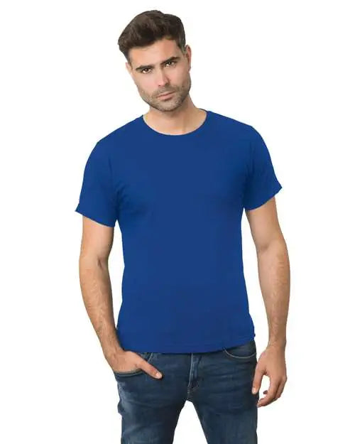 Bayside 2925 Union-made Fine Jersey T-shirt - Royal - Adult s