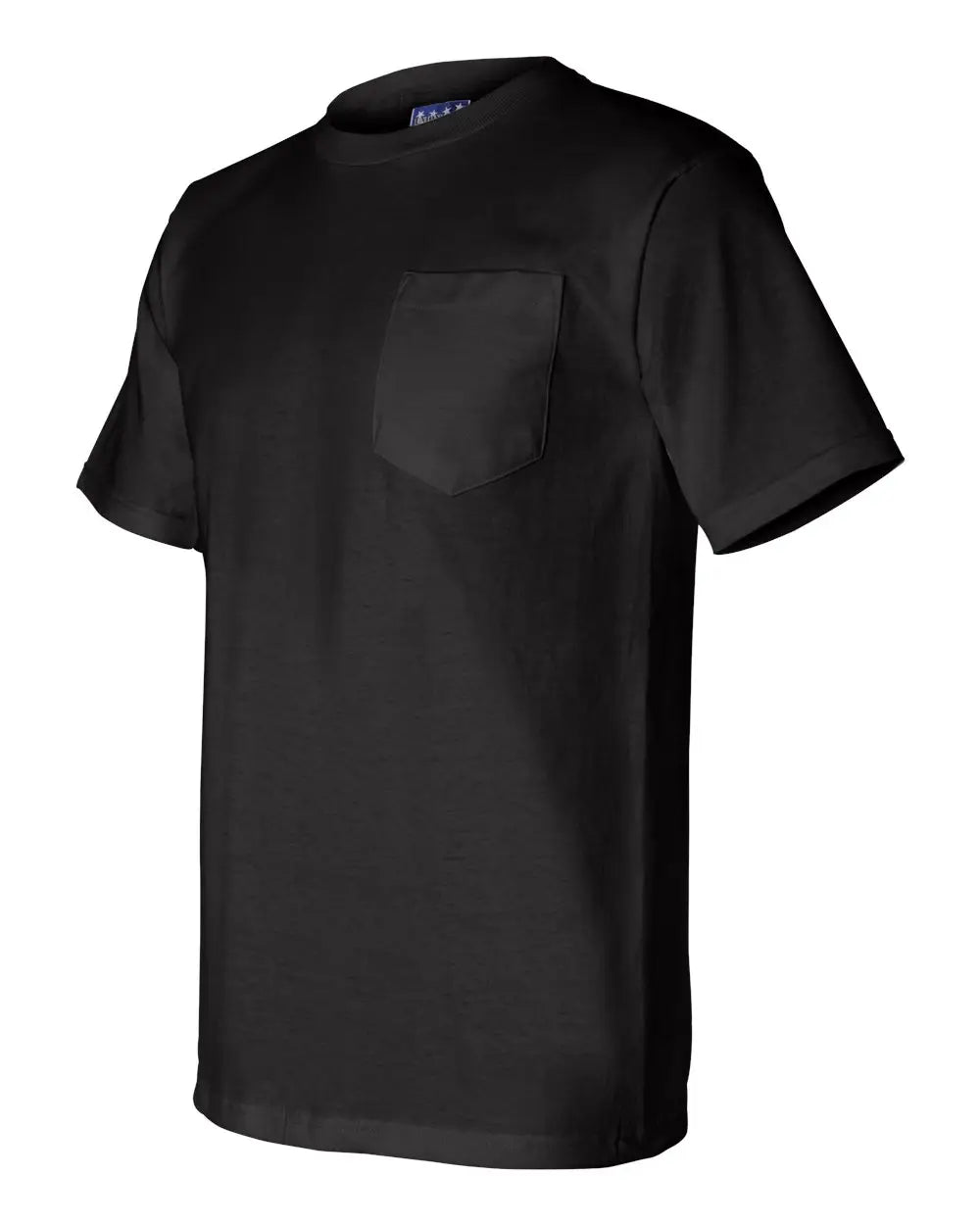 Bayside 3015 Union-made Pocket T-shirt - Black - s