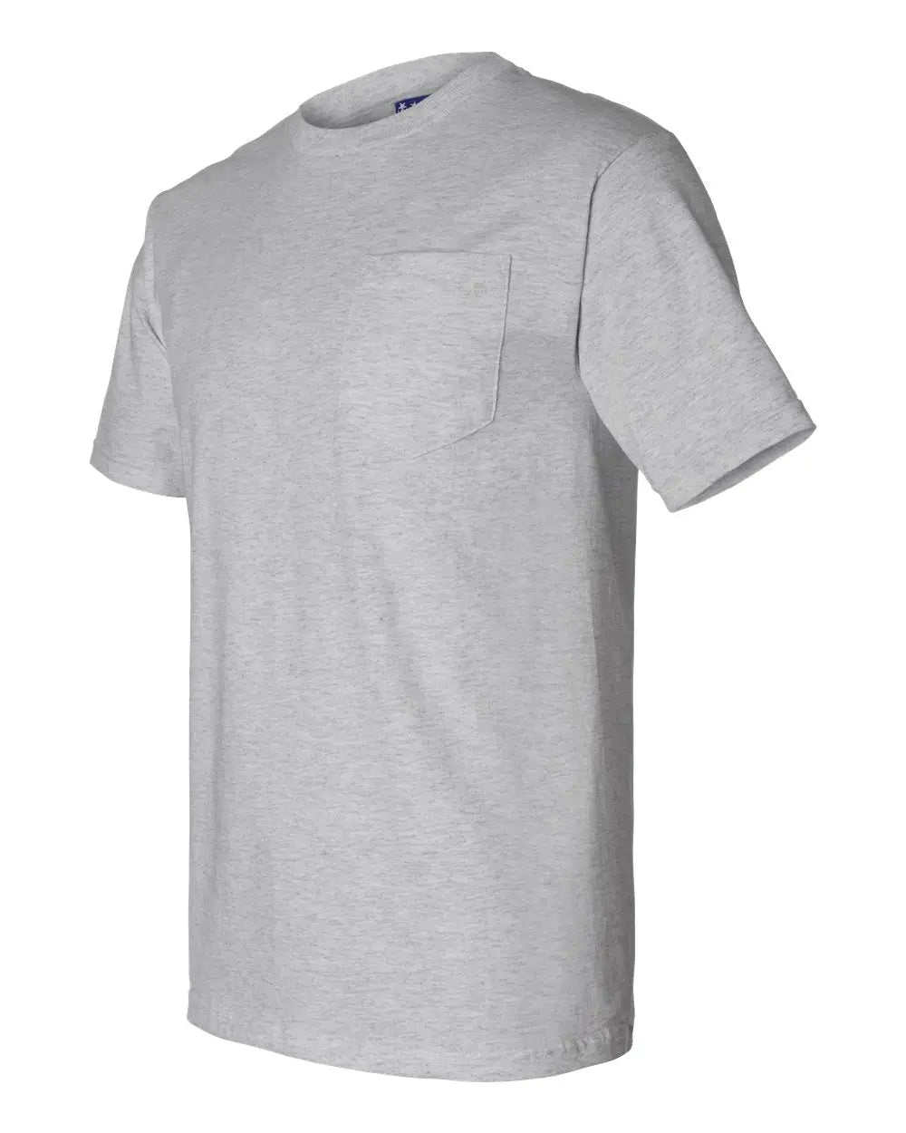 Bayside 3015 Union-made Pocket T-shirt - Dark Ash - Gray / s