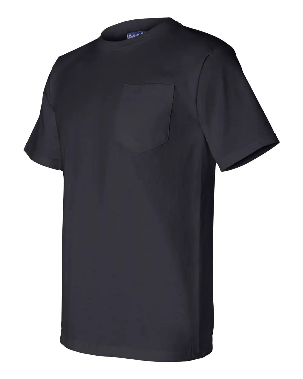 Bayside 3015 Union-made Pocket T-shirt - Navy