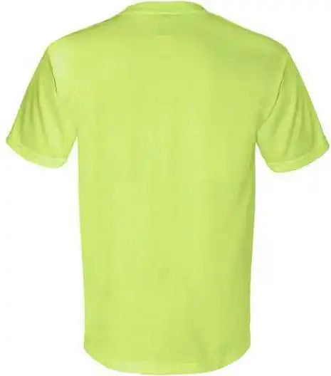 Bayside 3015 Union Made Short Sleeve t Shirt with a Pocket Lime Green
