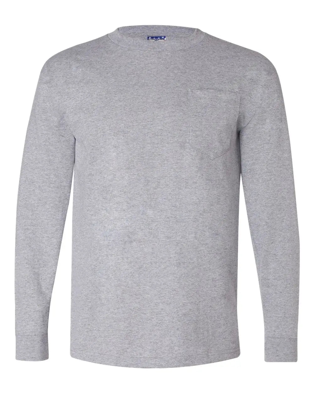 Bayside 3055b Union-made Long Sleeve Pocket T-shirt - 3055 - Dark Ash
