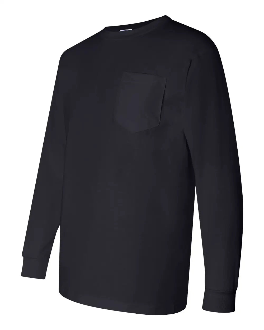 Bayside 3055b Union-made Long Sleeve Pocket T-shirt - 3055 - Navy