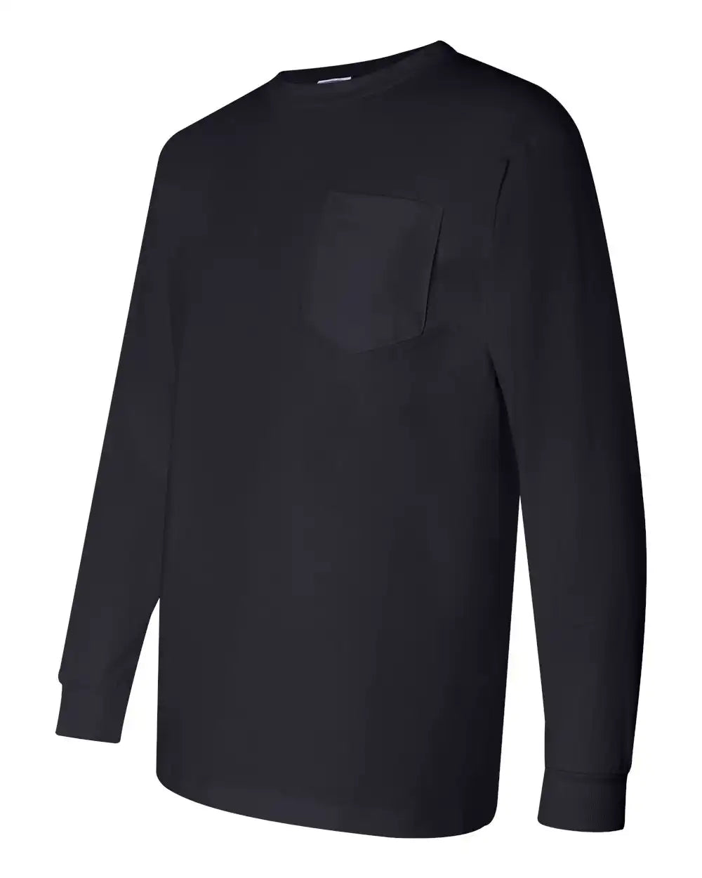 Bayside 3055b Union-made Long Sleeve Pocket T-shirt - 3055 - Navy - s