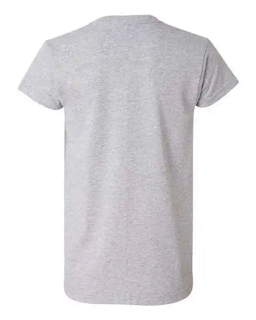 Bayside 3325 Women’s Usa Made Short Sleeve t Shirt Dark Ash
