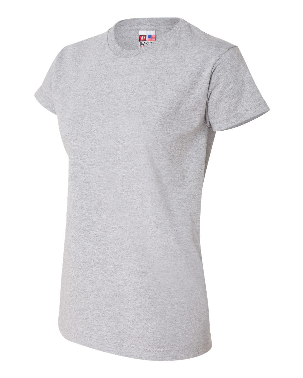 Bayside 3325 Women’s Usa-made T-shirt - Dark Ash - Gray / Xs