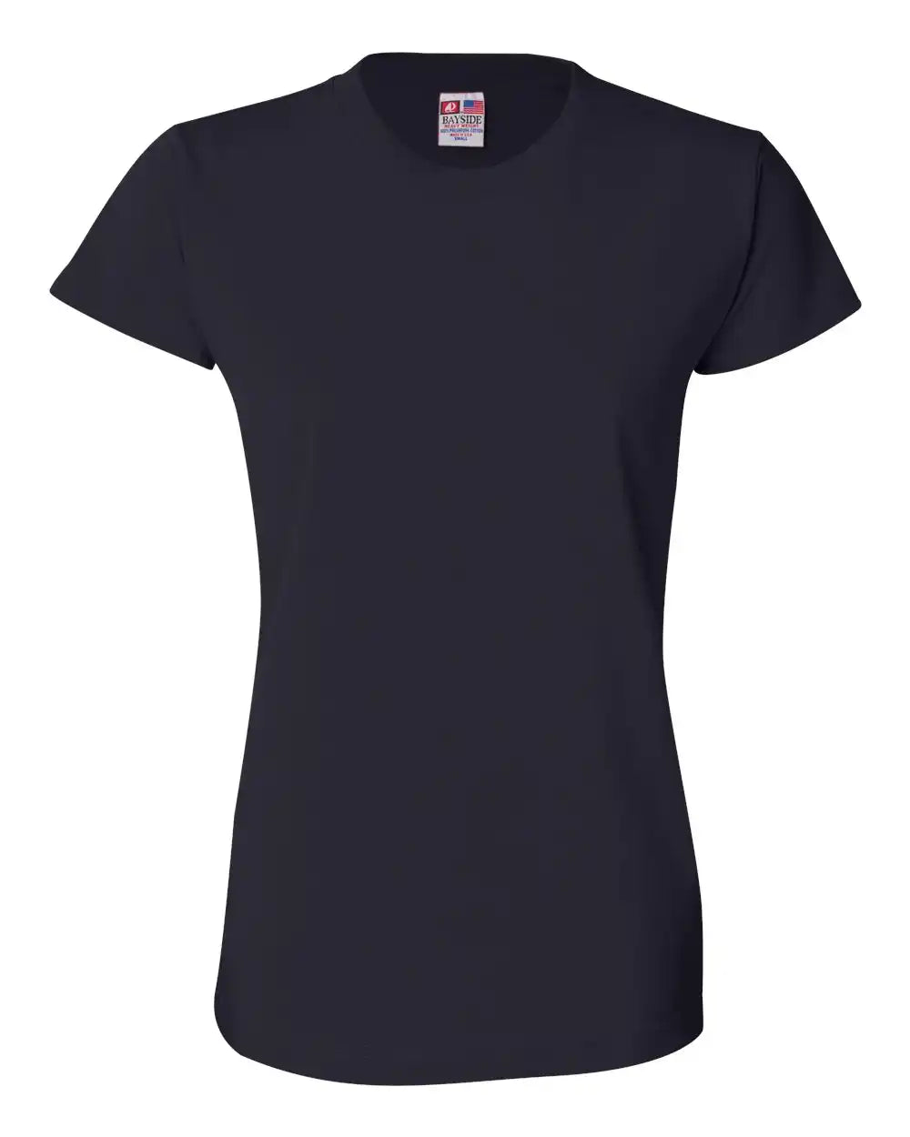Bayside 3325 Women’s Usa-made T-shirt - Navy - Xs
