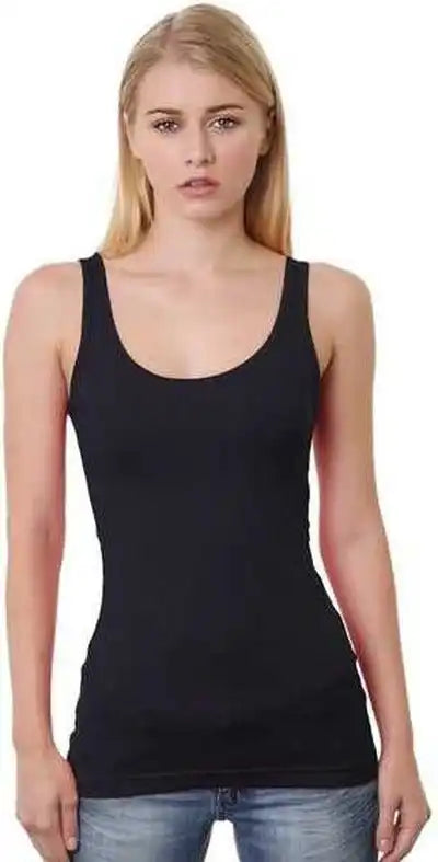 Bayside 3410 Women’s Usa-made Tank Top - Black