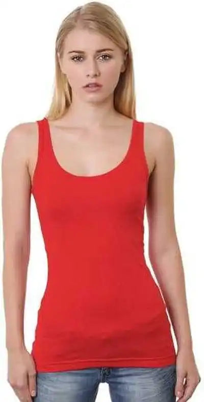 Bayside 3410 Women’s Usa-made Tank Top - Red