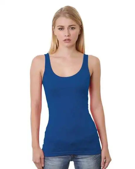Bayside 3410 Women’s Usa-made Tank Top - Royal Blue