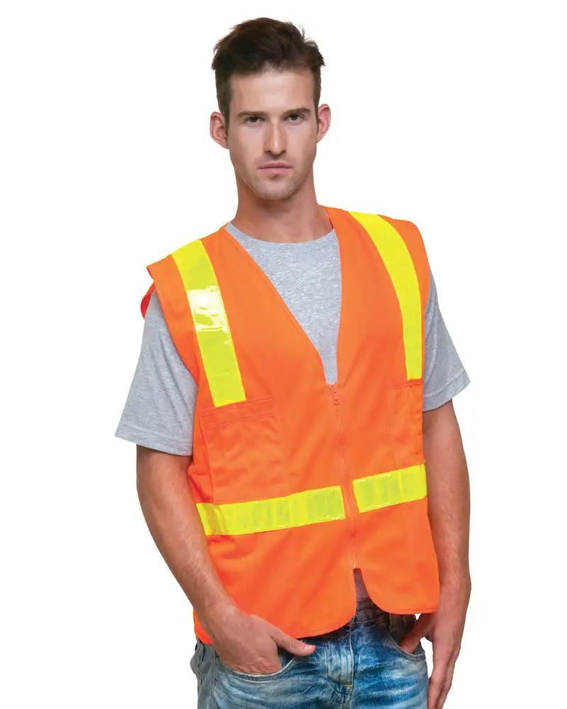 Bayside 3786 Usa-made Ansi Solid Surveyor’s Vest Class 2