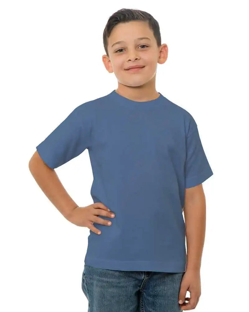 Bayside 4100 Usa-made Youth T-shirt - Denim