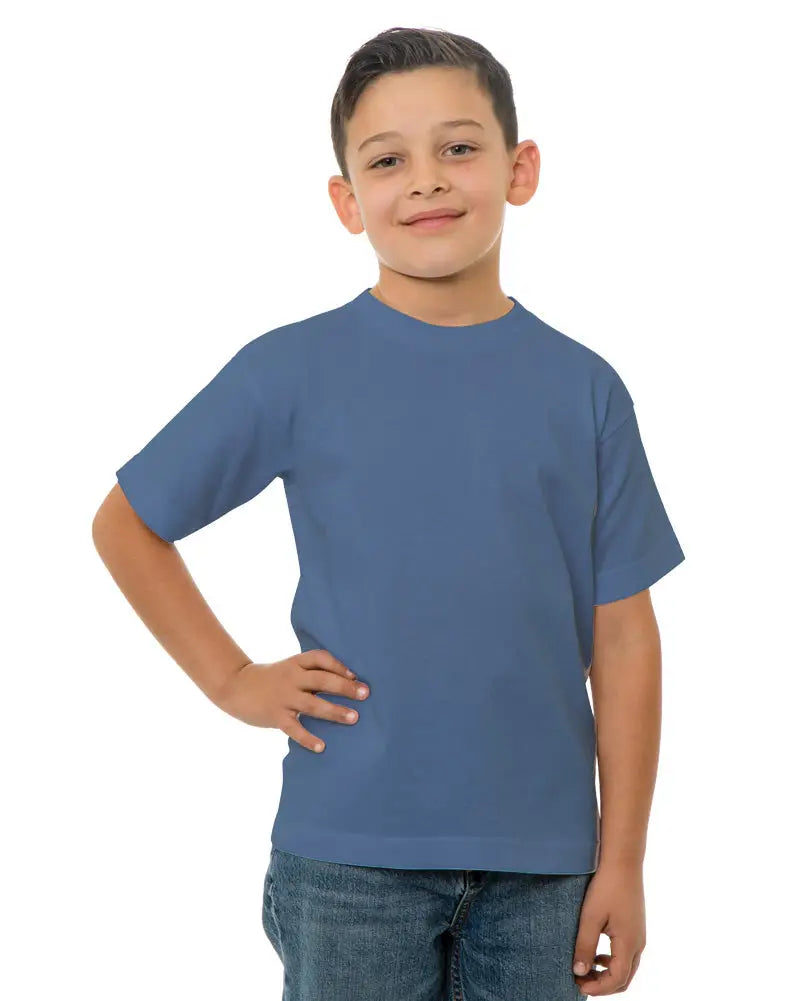Bayside 4100b Usa-made Youth T-shirt - 4100 - Denim