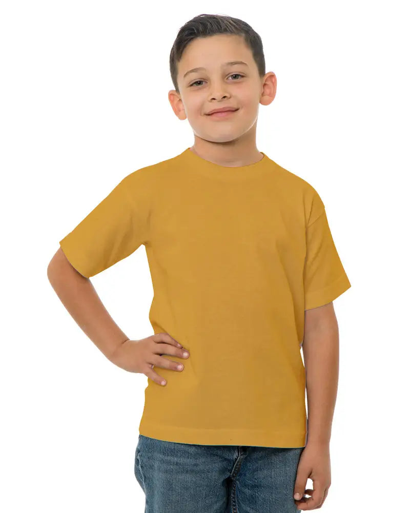 Bayside 4100b Usa-made Youth T-shirt - 4100 - Gold