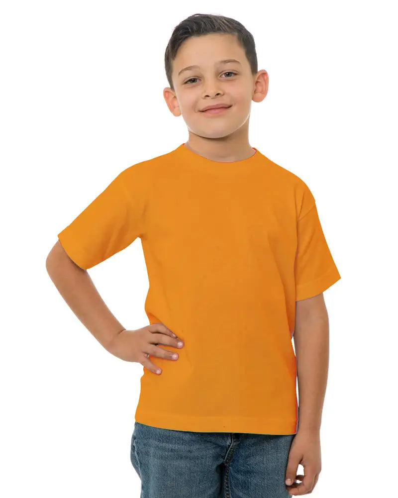 Bayside 4100b Usa-made Youth T-shirt - 4100 - Orange