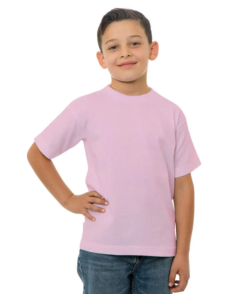 Bayside 4100b Usa-made Youth T-shirt - 4100 - Pink