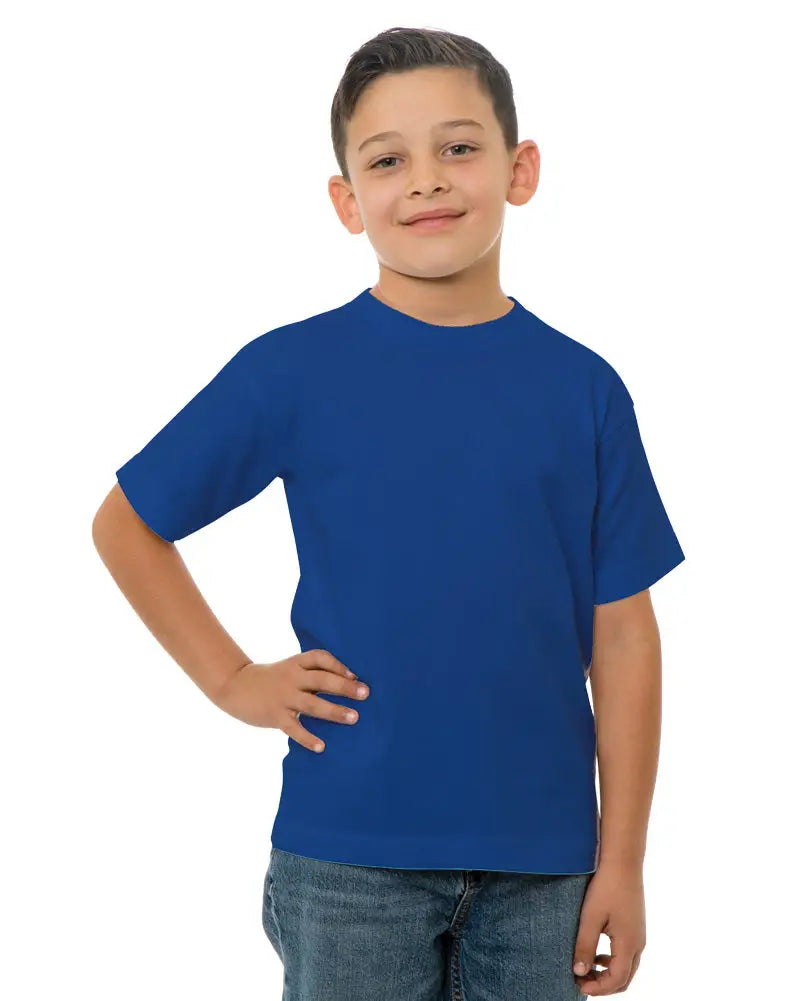 Bayside 4100b Usa-made Youth T-shirt - 4100 - Royal Blue