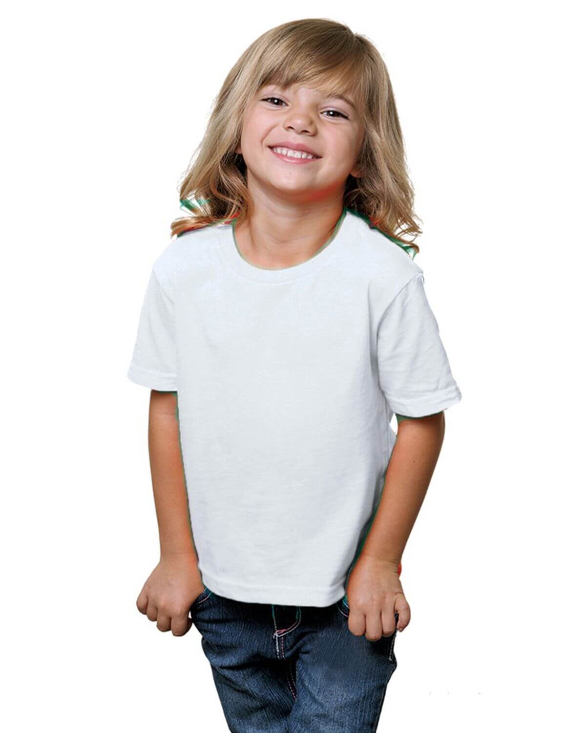 Bayside 4125 USA-Made Toddler T-Shirt - White