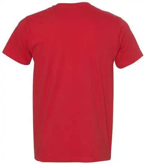 Bayside 5000 Usa-made Ringspun Unisex T-shirt - Red