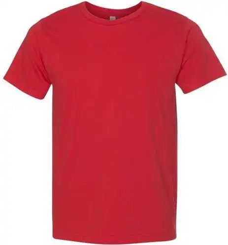 Bayside 5000 Usa-made Ringspun Unisex T-shirt - Red