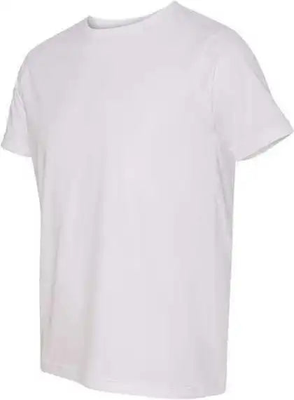Bayside 5000 Usa-made Ringspun Unisex T-shirt - White
