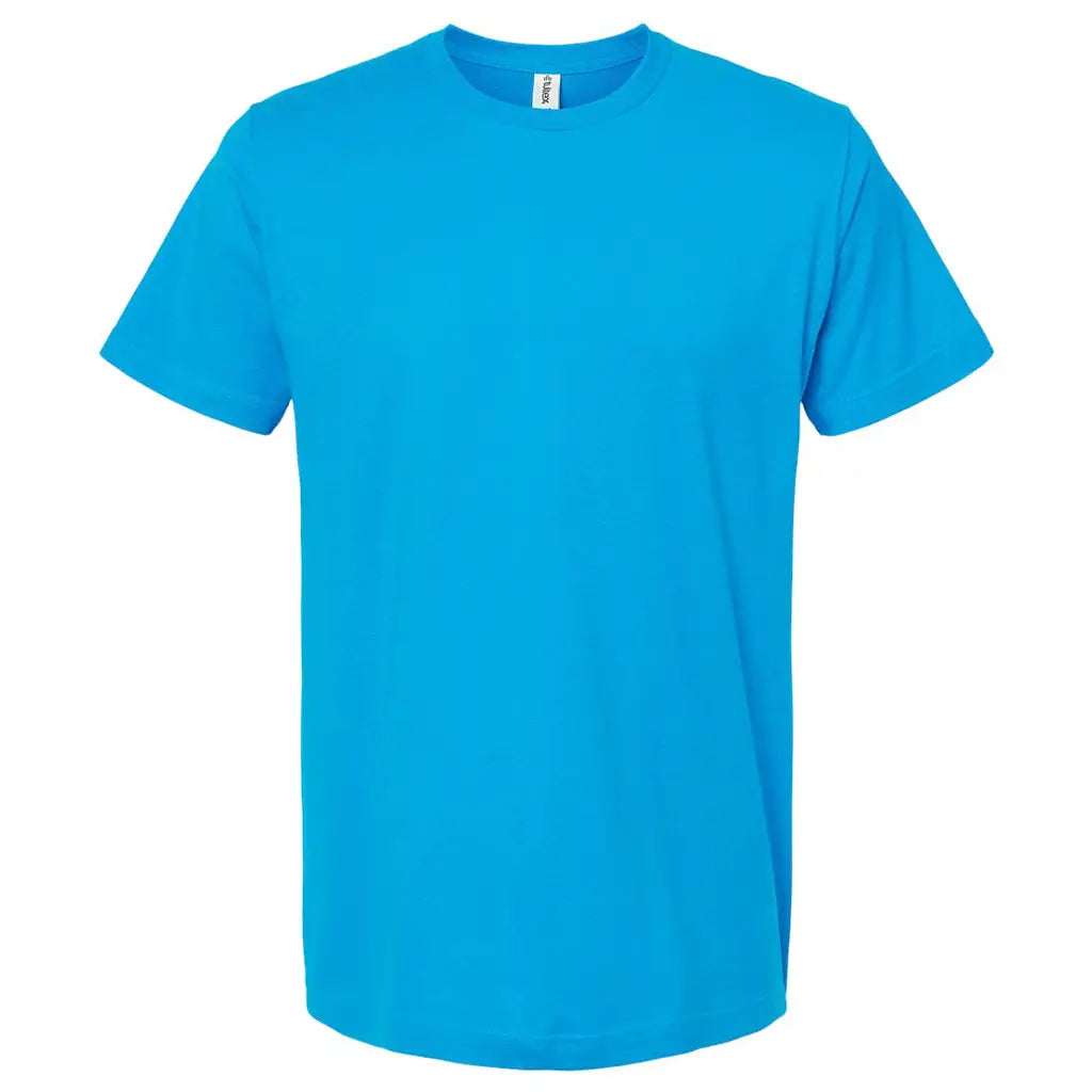 Bayside 5000bay Usa-made Fine Jersey T-shirt - 5000 - Turquoise - Adult 2xl