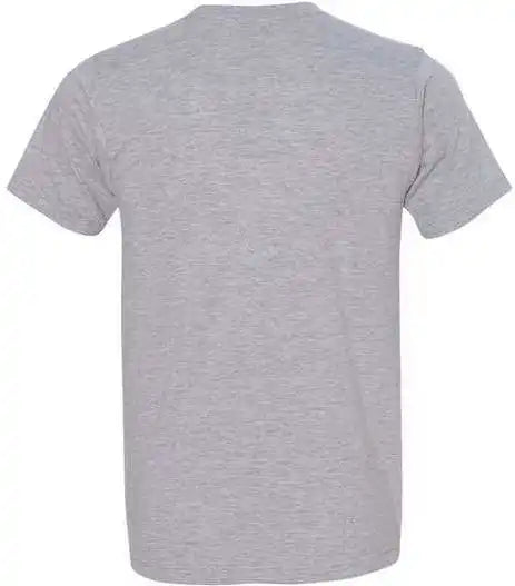 Bayside 5010 Usa-made Ringspun 50 Heather Unisex T-shirt - Grey