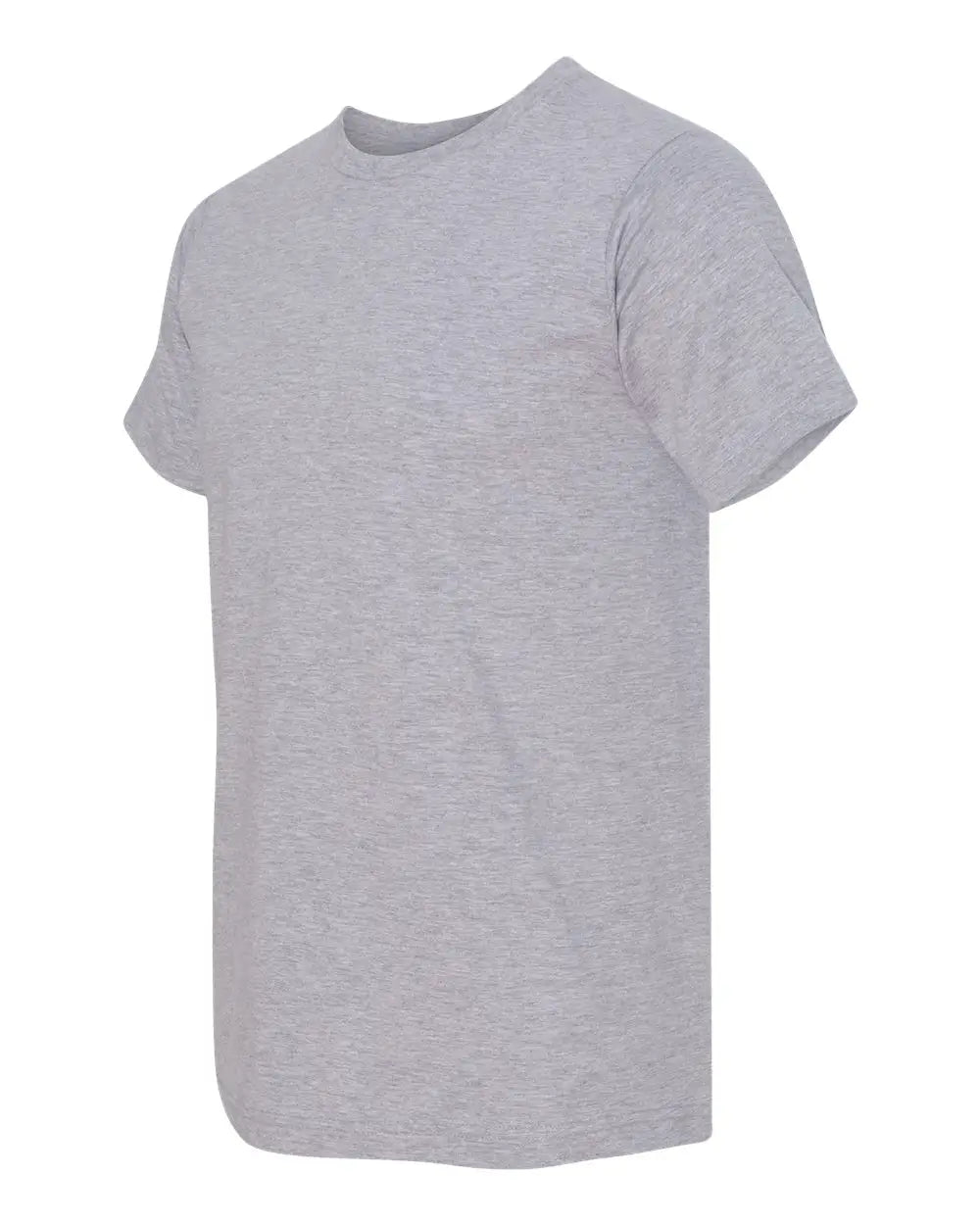 Bayside 5010b Usa-made 50/50 Fine Jersey T-shirt - 5010 - Heather Gray - Adult s