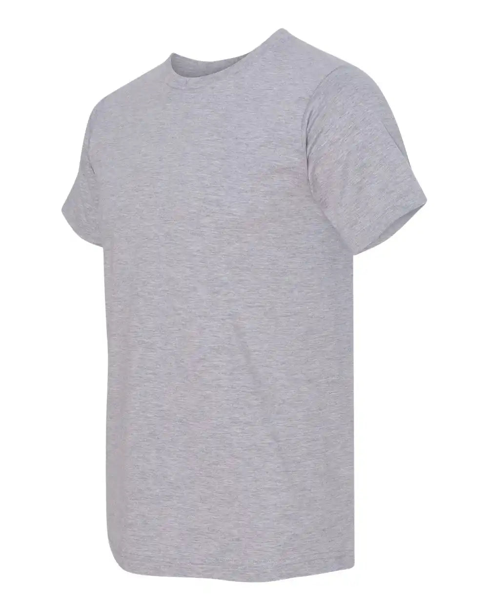 Bayside 5010b Usa-made 50/50 Fine Jersey T-shirt - 5010 - Heather Grey - s