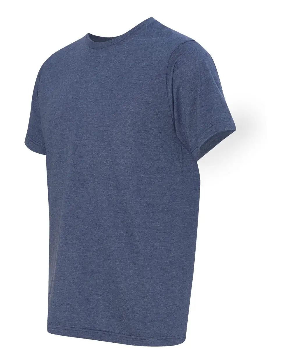 Bayside 5010b Usa-made 50/50 Fine Jersey T-shirt - 5010 - Heather Navy - Adult s