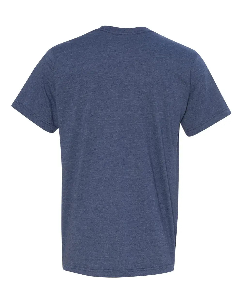 Bayside 5010b Usa-made 50/50 Fine Jersey T-shirt - 5010 - Heather Navy
