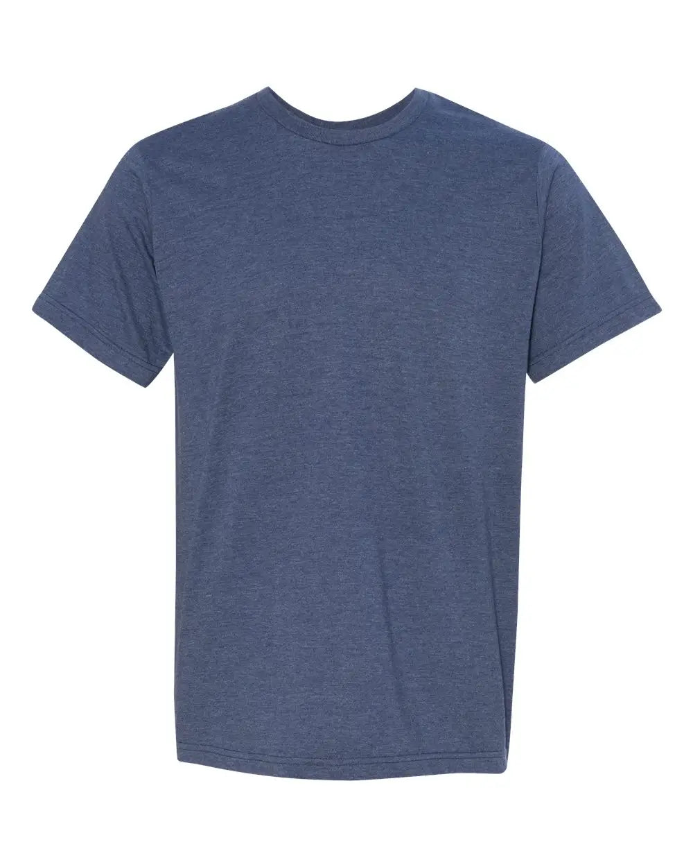 Bayside 5010b Usa-made 50/50 Fine Jersey T-shirt - 5010 - Heather Navy