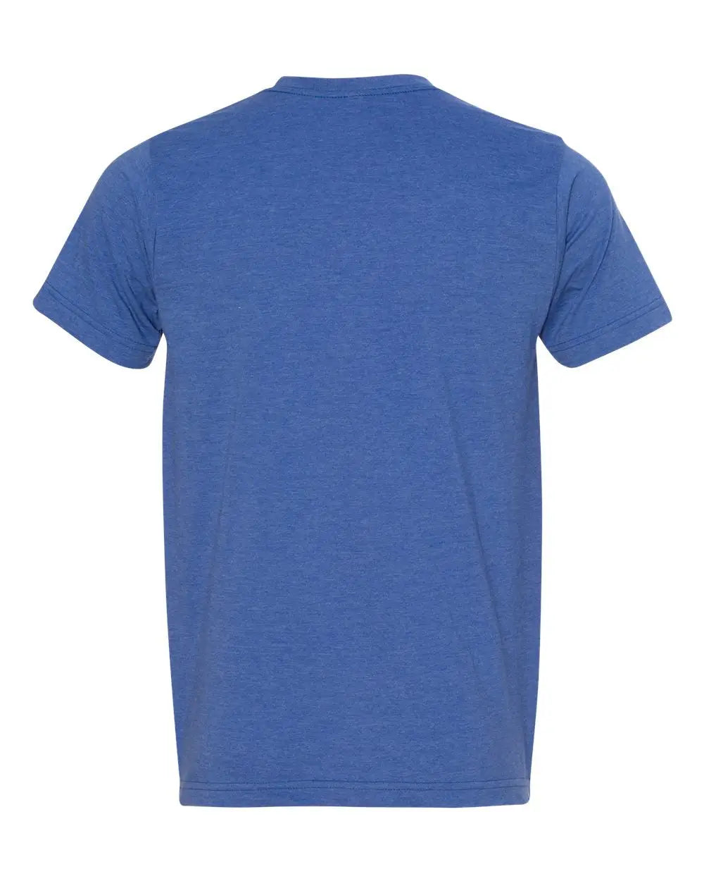 Bayside 5010b Usa-made 50/50 Fine Jersey T-shirt - 5010 - Heather Royal Blue