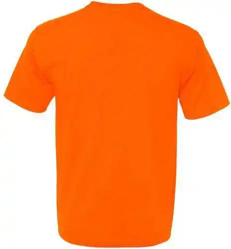 Bayside 5040 Usa Made 100% Cotton Short Sleeve t Shirt Bright Orange