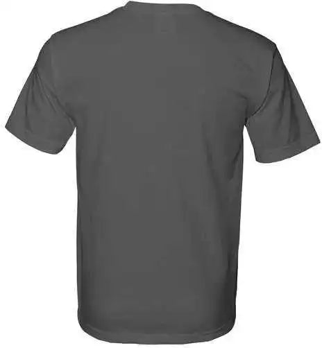 Bayside 5040 Usa Made 100% Cotton Short Sleeve t Shirt Charcoal