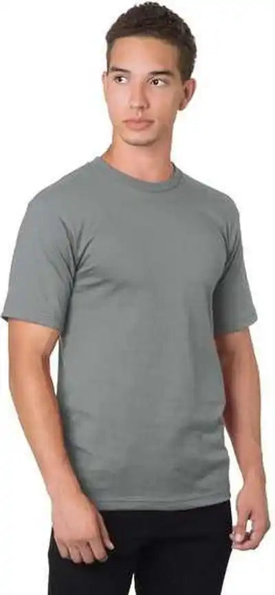 Bayside 5040 Usa Made 100% Cotton Short Sleeve t Shirt Dark Ash