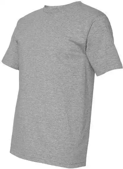 Bayside 5040 Usa Made 100% Cotton Short Sleeve t Shirt Dark Ash