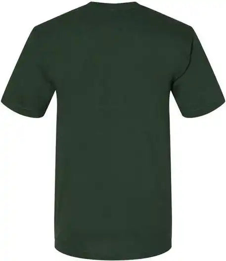 Bayside 5040 Usa Made 100% Cotton Short Sleeve t Shirt Hunter Green