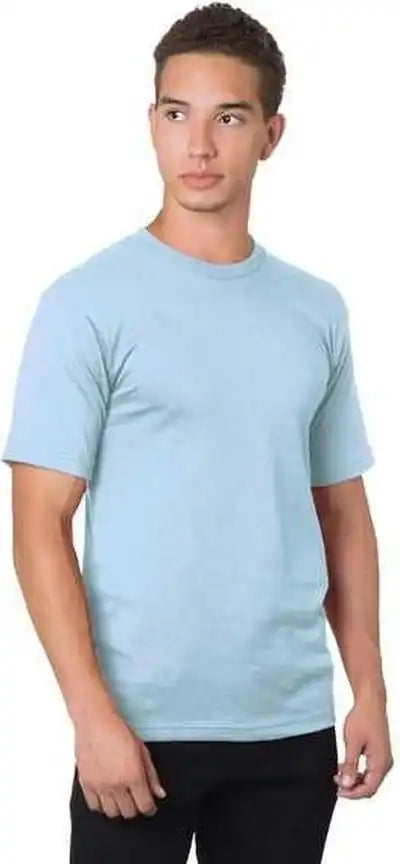 Bayside 5040 Usa-made 100% Cotton Short Sleeve T-shirt - Light Blue