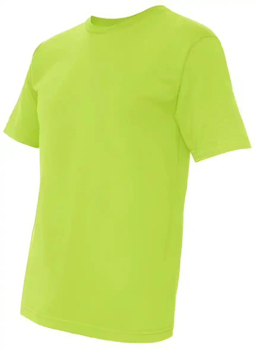 Bayside 5040 Usa Made 100% Cotton Short Sleeve t Shirt Lime Green
