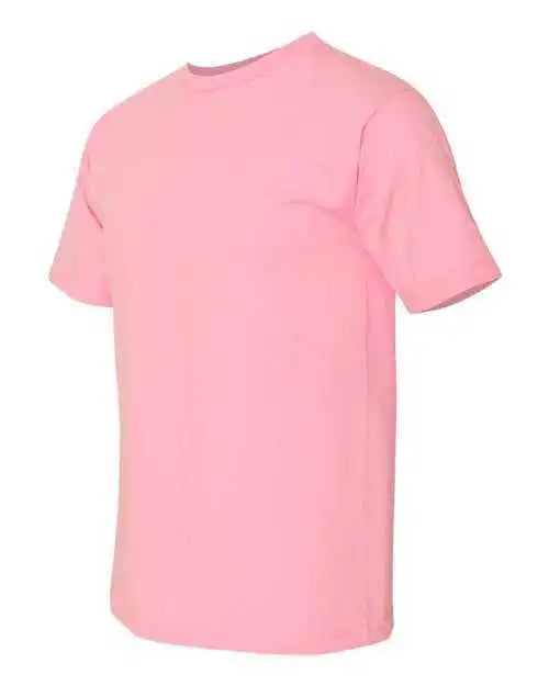 Bayside 5040 Usa Made 100% Cotton Short Sleeve t Shirt Pink