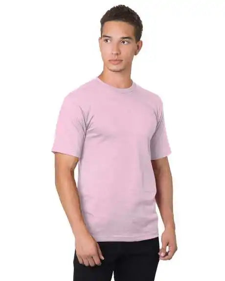 Bayside 5040 Usa Made 100% Cotton Short Sleeve t Shirt Pink