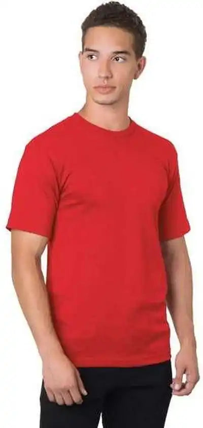 Bayside 5040 Usa-made 100% Cotton Short Sleeve T-shirt - Red