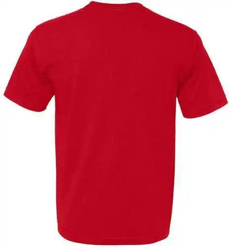 Bayside 5040 Usa Made 100% Cotton Short Sleeve t Shirt Red